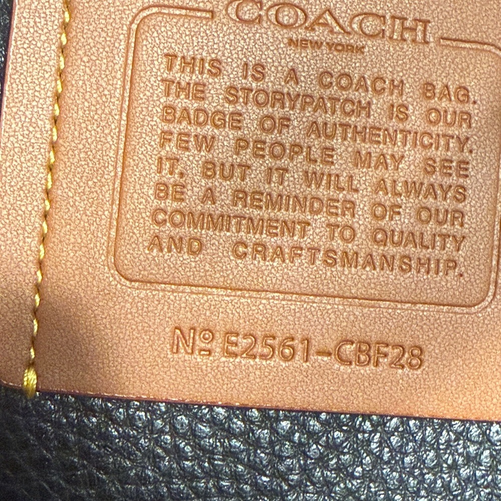 Coach Relay Brown Leather Tote Bag - Picture 6 of 8